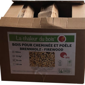 Bois de feu en carton