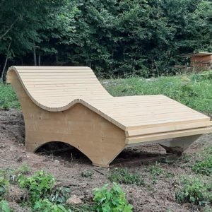 Chaise longue forestière (longueur : 120cm)