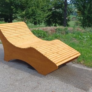 Chaise longue forestière (longueur : 120cm) – Image 3