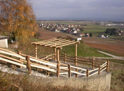 Pergola Curtillode réalisée par l'AGFORS